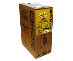 PENNZOIL GOLD 5W-20, 6 GALLON/24 QUART ECOBOX