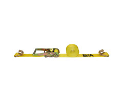 2" X 30' RATCHET STRAP W/DOUBLE J HOOK