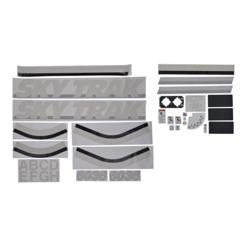 DECAL SET - 6036 S/N1397 & UP
