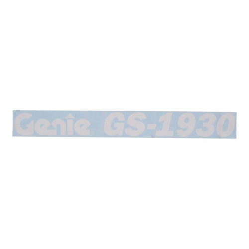 DECAL,GENIE GS-1930