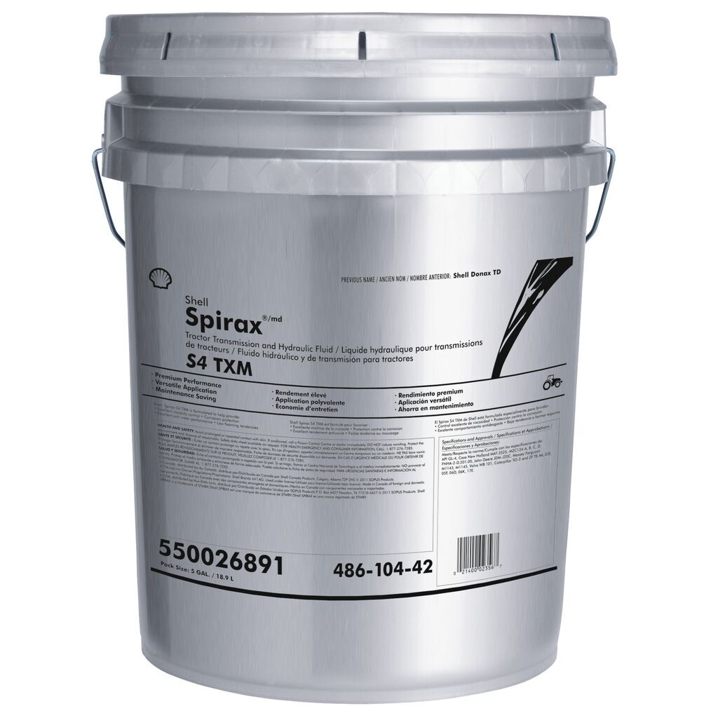 SHELL SPIRAX S4 TXM, 5 GALLON PAIL